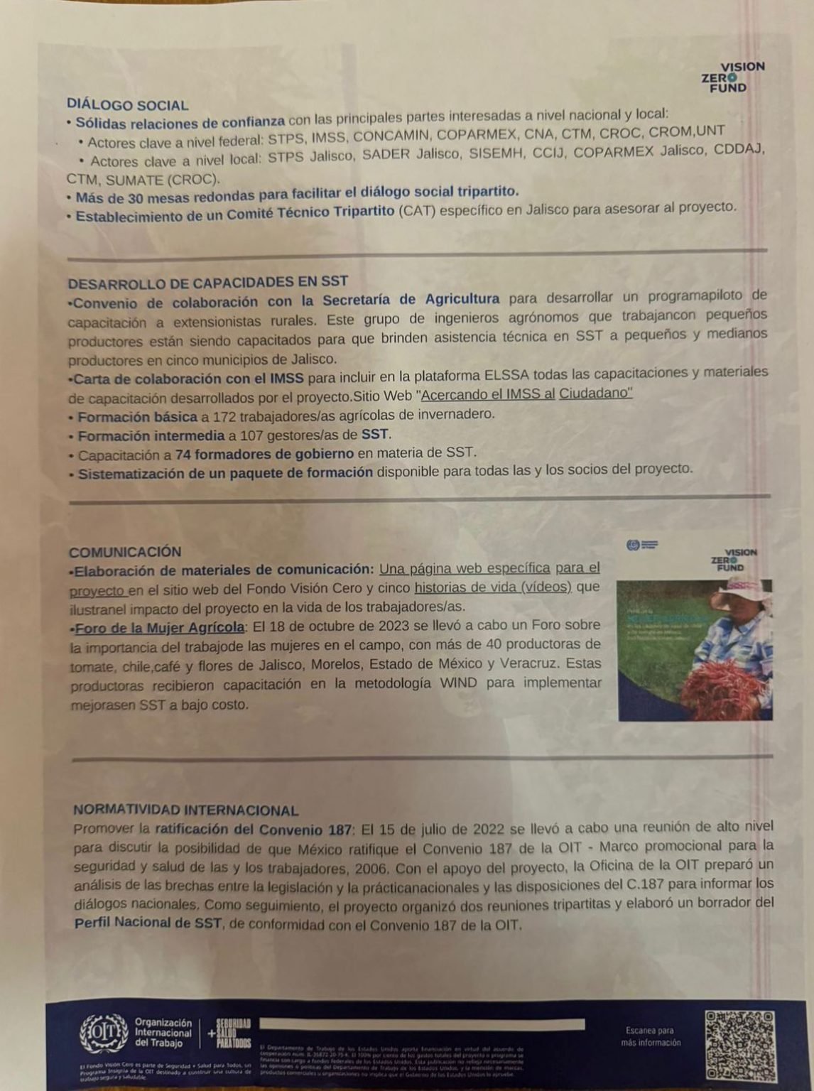 MEJORA DE LA SEGURIDAD Y SALUD EN EL TRABAJO EN LAS CADENAS DE CHILE Y ...